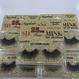 5 Pairs 3D Faux Mink Lashes 25mm
